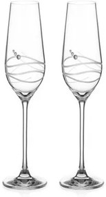 Diamante Swarovski Venezia Champagne Set 230 ml 2 ks