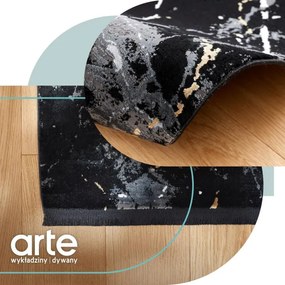Koberec Arte Carrera Marmo čierny