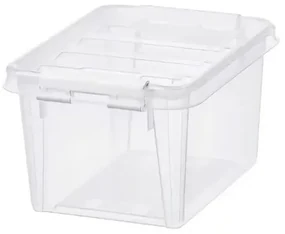 SmartStore Úložný box s bielymi klipmi Classic, 1,5 l, 1,5 l