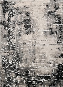 Koberec Opera 8497 GREY – sivý vzorovaný obdĺžnik Rozmer: 280x370 cm