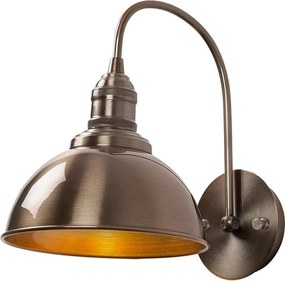 Nástenné svietidlo v mosadznej farbe ø 21 cm Varzan – Opviq lights