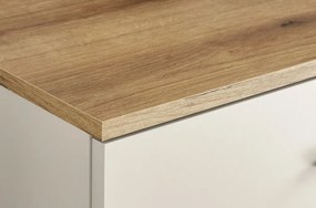 Predsieňová šatníková skriňa Lima, béžová kašmír/dub evoke