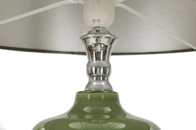 Stojacia lampa Eva 160 cm strieborná/čierna/zelená