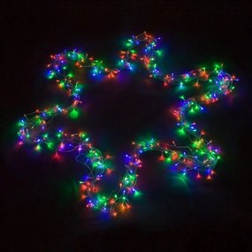 VOLTRONIC Vianočná reťaz 10 m, 100 LED, farebná
