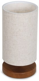 Stolní lampa Baras krémová/hnědá