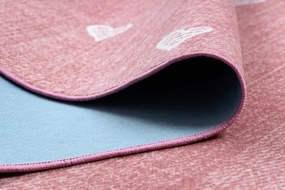 Koberec HEARTS Jeans - ružový