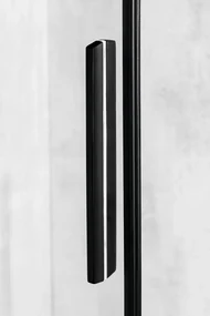 Polysan Polysan, ALTIS LINE BLACK sprchové dvere 1270-1310mm, výška 2000mm, sklo 8mm, AL4012B