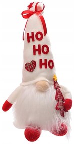 Tutumi - LED vianočný trpaslík 36cm YX058, biela, CHR-09507