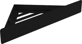 Rea Rea, kúpeľňová polica 285x145x40 mm, SF07, čierna matná, REA-06012