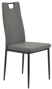 Stolička Tory sivá