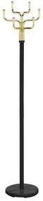Stojanový vešiak Lorton, čierna / zlatá