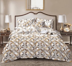 Obliečky z mikrovlákna CIRELLO hnedo-sivé Rozmer obliečky: 70 x 90 cm | 140 x 200 cm