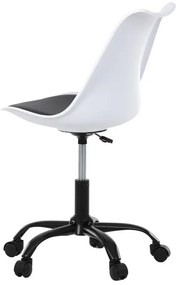 Autronic BONTEC Kancelárska stolička, výškovo nastaviteľná, šedá plast, KA-X7055 GREY Farba: Biela