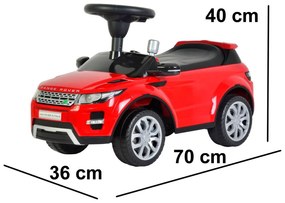Eco Toys Odrážadlo LandRover červené