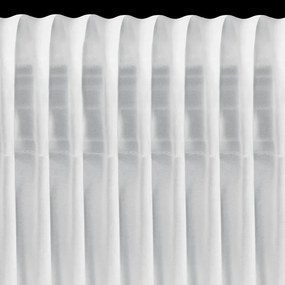 Dekorstudio Záclona DALIA s riasiacou páskou 350x150 cm - biela