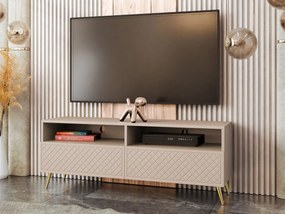 Tv stolík/skrinka Borunti 2K, Farby: čierna