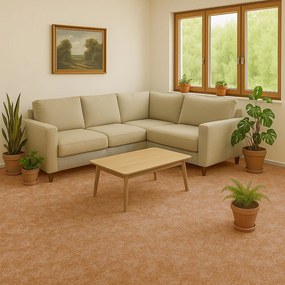 ITC, AKCIA: 100x350 cm Koberec metráž Serenade 313, šíře, oranžová, filc, obývacia izba