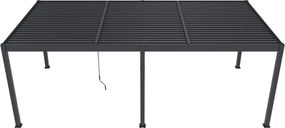 Bioklimatická pergola INTRO DUO 7,2x3,6m, hliník, voľne stojaca