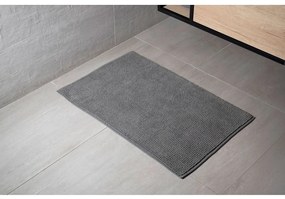 BISK Erga Basic, kúpeľňová predložka 80x50 cm, model 6 Chenille Rolled, šedá, ERG-08687