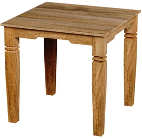 Jedálenský stôl Guru 80x80 z mangového dreva Mango natural