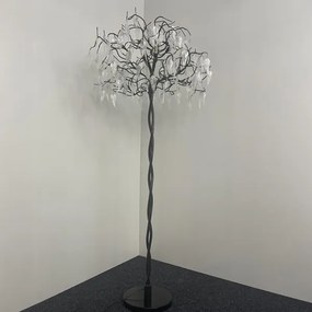 Krištáľová stojacia lampa 5xG9/40W/230V čierna
