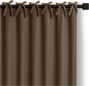Hnedý dimout záves 140x250 cm Carli Tie – Restilo