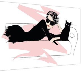 Obraz - Fashion lady (90x60 cm)