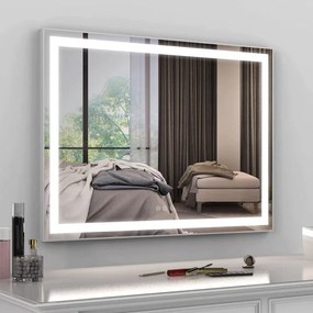 LED zrkadlo 58 × 46 cm