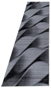Ayyildiz Kusový koberec PARMA 9240, Čierna Rozmer koberca: 80 x 150 cm