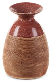 Dekoračná váza ELDA 16x15x22 CM ČERVENÁ