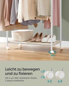 Závesný stojan na kolieskach HSR152W01