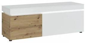TV stolík GRETA F02 Farba: dub artisan / biela alpská