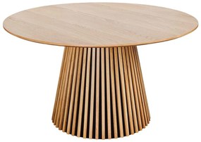 Dizajnový jedálenský stôl Wadeline 140 cm prírodný dub