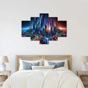 Obraz - Mesto budúcnosti (150x105 cm)