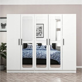 Šatníková skriňa Kalia 3816 (biela)