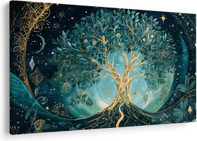 Obraz – Strom života vo vesmíre (90x60 cm)