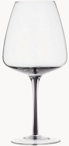 Ručne fúkaný pohár na červené víno Smoke