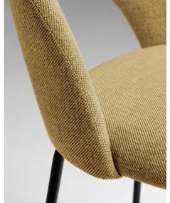 MAHALIA pultová stolička Žltá