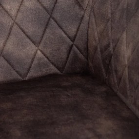 Jedálenská stolička SATORI zamatová hnedá 894485