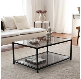 Asir Konferenčný stolík ASTROSEHPA 40x90 cm čierna 552NOS1406
