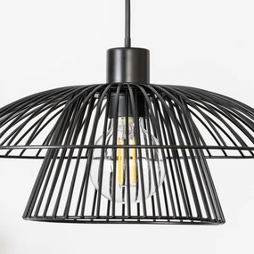 Brilagi - LED luster na lanku CERIA WIRE 1xE27/40W/230V pr. 38 cm čierna