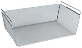 WENKO 53143100 - Strieborný košík 49x28 cm