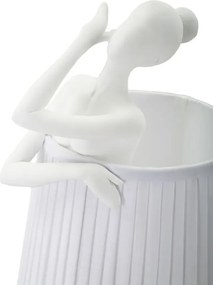 Stolná lampa Balet 62,5 cm biela