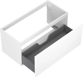 Mexen Orio, kúpeľňová skrinka 100 cm, 1 zásuvka, biela matná, 91A10-10047-1-BF01
