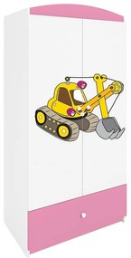 Skriňa Babydreams Ružová – Rýpadlo