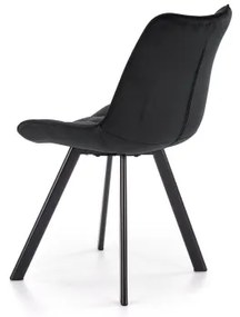Jedálenská stolička COMORO 1 ks čierna