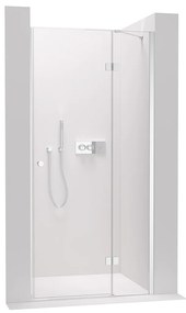 Cerano Marino, 1-krídlové delené sprchové dvere 110x190 cm, 6mm číre sklo, chrómový profil, CER-CER-420207