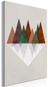 Artgeist Obraz - Symmetrical Land (1 Part) Vertical Veľkosť: 20x30, Verzia: Premium Print
