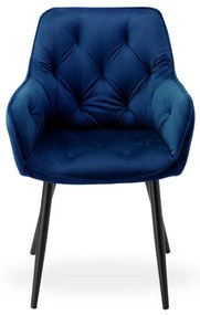 Jedálenská stolička NEVADA zamatová, granátová