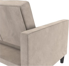 Béžová zamatová pohovka 207 cm Presley – Støraa